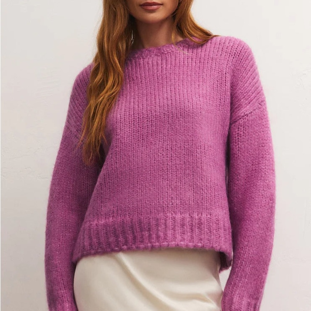 Z Supply Etoile Sweater in Azalea